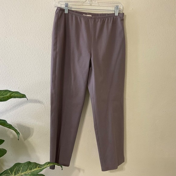 Eileen Fisher Pants - Eileen Fisher Pants Womens   Sz PS Taupe Organic Cotton Side Zip Mid Rise Ankle